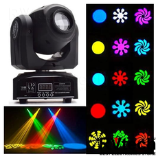 Поворотная голова SUPERMAX MOVING DMX-512, Купить Поворотная голова SUPERMAX MOVING DMX-512 в магазине РадиоВидео.рф, Диско-шары и Световые головы