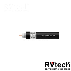Коаксиальный кабель VEGATEL 5D-FB Cu, ГОСТ, чёрный, бухта 100 м, Купить Коаксиальный кабель VEGATEL 5D-FB Cu, ГОСТ, чёрный, бухта 100 м в магазине РадиоВидео.рф, Коаксиальный кабель Vegatel