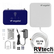 Комплект усиления GSM/LTE VEGATEL PL-1800 — репитер 1800 МГц с антеннами, Купить Комплект усиления GSM/LTE VEGATEL PL-1800 — репитер 1800 МГц с антеннами в магазине РадиоВидео.рф, Комплект усиления GSM Vegatel