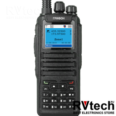 Рация ГРИФОН G‑256 (DMR, VHF/UHF, 5 Вт, 3000 каналов), Купить Рация ГРИФОН G‑256 (DMR, VHF/UHF, 5 Вт, 3000 каналов) в магазине РадиоВидео.рф, Рации Грифон