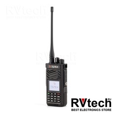 Портативная радиостанция ТЕРЕК РК-322 DMR v.2024 (двухдиапазонная, 10 Вт, IP67, AES256) в Новосибирске, Купить Портативная радиостанция ТЕРЕК РК-322 DMR v.2024 (двухдиапазонная, 10 Вт, IP67, AES256) в Новосибирске в магазине РадиоВидео.рф,  Рации Терек
