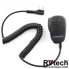 Тангента TurboSky TK-8 для рации Turbosky, разъем Kenwood, Купить Тангента TurboSky TK-8 для рации Turbosky, разъем Kenwood в магазине РадиоВидео.рф, Гарнитура Turbosky