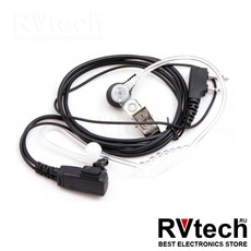 Гарнитура Vostok HS-1M с прозрачным звуководом, разъем Motorola 2pin, Купить Гарнитура Vostok HS-1M с прозрачным звуководом, разъем Motorola 2pin в магазине РадиоВидео.рф, Гарнитура Vostok