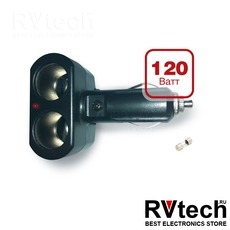 Разветвитель прикуривателя 12/24V (на 2 выхода) AVS CS202, Купить Разветвитель прикуривателя 12/24V (на 2 выхода) AVS CS202 в магазине РадиоВидео.рф, Разветвители, удлинители