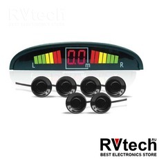Парктроник AVS PS-126U (6 датчиков, светодиодный дисплей), Купить Парктроник AVS PS-126U (6 датчиков, светодиодный дисплей) в магазине РадиоВидео.рф, Автоэлектроника
