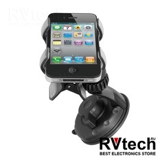 Держатель для телефона "Двойная прищепка" (в блистере) AVS AH-2227-BL, Купить Держатель для телефона "Двойная прищепка" (в блистере) AVS AH-2227-BL в магазине РадиоВидео.рф, Держатели телефонов, планшетов