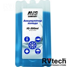 Аккумулятор холода AVS IG-200ml (пластик), Купить Аккумулятор холода AVS IG-200ml (пластик) в магазине РадиоВидео.рф, Автохолодильники и термосумки