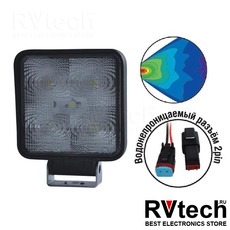 Светодиодная фара "OFF-Road" AVS FL-1210 (15W) серия "Basic", Купить Светодиодная фара "OFF-Road" AVS FL-1210 (15W) серия "Basic" в магазине РадиоВидео.рф, Светотехника