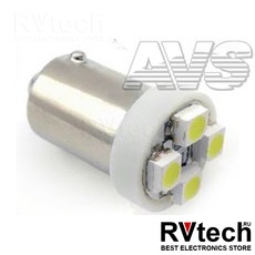 T8 В007 /белый/ (ВА9S) 4SMD 3258 T4W,10 шт., Купить T8 В007 /белый/ (ВА9S) 4SMD 3258 T4W,10 шт. в магазине РадиоВидео.рф, Светодиодная лампа