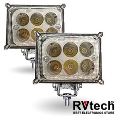 Светодиодная фара "OFF-Road" AVS Light FL-1174 (18W) серия "Basic" (1 комплект - 2 шт.), Купить Светодиодная фара "OFF-Road" AVS Light FL-1174 (18W) серия "Basic" (1 комплект - 2 шт.) в магазине РадиоВидео.рф, Светотехника