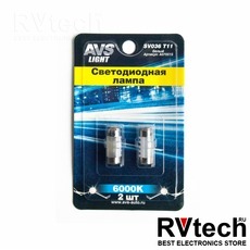 T11 SV036 /белый/ (SV8,5) 4SMD 2835, 28 мм, блистер 2 шт, Купить T11 SV036 /белый/ (SV8,5) 4SMD 2835, 28 мм, блистер 2 шт в магазине РадиоВидео.рф, Светодиодная лампа