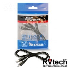 Кабель AVS для iPhone 5/6/7/8/X (1м) IP-521, Купить Кабель AVS для iPhone 5/6/7/8/X (1м) IP-521 в магазине РадиоВидео.рф, Автоэлектроника