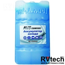 Аккумулятор холода AVS IG-450ml (пластик), Купить Аккумулятор холода AVS IG-450ml (пластик) в магазине РадиоВидео.рф, Автохолодильники и термосумки