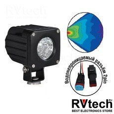 Светодиодные фары "OFF-Road" AVS FL-1410 (FL-1237) (10W) серия "Extreme Vision", Купить Светодиодные фары "OFF-Road" AVS FL-1410 (FL-1237) (10W) серия "Extreme Vision" в магазине РадиоВидео.рф, Светотехника
