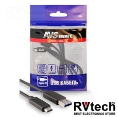 Кабель AVS Type C (1м) USB 3.0 TC-311, Купить Кабель AVS Type C (1м) USB 3.0 TC-311 в магазине РадиоВидео.рф, Автоэлектроника