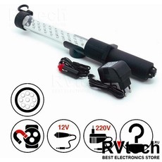 Светильник переносной AVS CD301A (26+9LED) 220/12В (акб), Купить Светильник переносной AVS CD301A (26+9LED) 220/12В (акб) в магазине РадиоВидео.рф, Светотехника