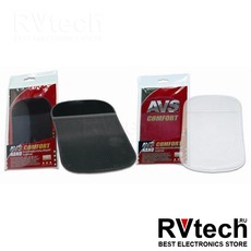 Противоскользящий коврик NANO (чёрный) 15х9 см AVS NP-002B, Купить Противоскользящий коврик NANO (чёрный) 15х9 см AVS NP-002B в магазине РадиоВидео.рф, Держатели телефонов, планшетов