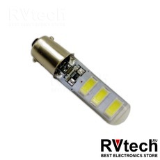 T8 B044 /белый/(BA9S) 6SMD 5730 12V, блистер 2 шт, Купить T8 B044 /белый/(BA9S) 6SMD 5730 12V, блистер 2 шт в магазине РадиоВидео.рф, Светодиодная лампа