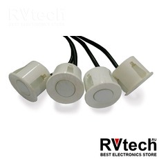 Датчик парктроника 2.5 м (белый) 20мм AVS PS-20W, Купить Датчик парктроника 2.5 м (белый) 20мм AVS PS-20W в магазине РадиоВидео.рф, Автоэлектроника