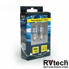 T15 S022A /жёлтый/(BA15S) 13SMD 5050 12V 1 contact, коробка 2 шт., Купить T15 S022A /жёлтый/(BA15S) 13SMD 5050 12V 1 contact, коробка 2 шт. в магазине РадиоВидео.рф, Светодиодная лампа