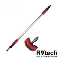 Щетка телескопическая с насадкой для шланга AVS BH-0245, Купить Щетка телескопическая с насадкой для шланга AVS BH-0245 в магазине РадиоВидео.рф, Уход за автомобилем