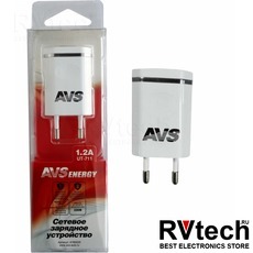 Сетевое зарядное устройство USB (1 порт) AVS UT-711 (1,2А), Купить Сетевое зарядное устройство USB (1 порт) AVS UT-711 (1,2А) в магазине РадиоВидео.рф, Автоэлектроника