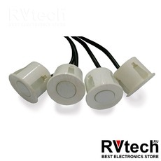 Датчик парктроника 2.5 м (белый) 18мм AVS PS-18, Купить Датчик парктроника 2.5 м (белый) 18мм AVS PS-18 в магазине РадиоВидео.рф, Автоэлектроника