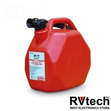 Канистра топливная пластик.10л.(красная) AVS MTK-10, Купить Канистра топливная пластик.10л.(красная) AVS MTK-10 в магазине РадиоВидео.рф, Аварийные принадлежности