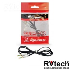 Кабель AVS с разъемом 3,5 jack - 3,5 jack (аудио) (1м) AU-61, Купить Кабель AVS с разъемом 3,5 jack - 3,5 jack (аудио) (1м) AU-61 в магазине РадиоВидео.рф, Автоэлектроника