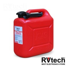 Канистра для топлива (пластик) 10л (красная) AVS TPK-10, Купить Канистра для топлива (пластик) 10л (красная) AVS TPK-10 в магазине РадиоВидео.рф, Аварийные принадлежности