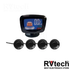 Парктроник AVS PS-524 (4 датчика, цветной LCD-Дисплей), Купить Парктроник AVS PS-524 (4 датчика, цветной LCD-Дисплей) в магазине РадиоВидео.рф, Автоэлектроника