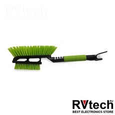 Щётка-скребок AVS WB-6328 (52 cм), мягкая ручка, распушенная щетина. 2 поверхности, Купить Щётка-скребок AVS WB-6328 (52 cм), мягкая ручка, распушенная щетина. 2 поверхности в магазине РадиоВидео.рф, Уход за автомобилем