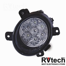 Противотуманные фары светодиодные (7LED) AVS PF-314L (LADA Granta, Kalina) 2 шт., Купить Противотуманные фары светодиодные (7LED) AVS PF-314L (LADA Granta, Kalina) 2 шт. в магазине РадиоВидео.рф, Светотехника