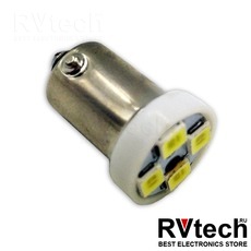 T8 В043 /белый/ (BA9S) 4SMD 2835 12V, блистер 2 шт, Купить T8 В043 /белый/ (BA9S) 4SMD 2835 12V, блистер 2 шт в магазине РадиоВидео.рф, Светодиодная лампа