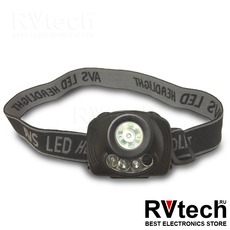 Фонарь налобный AVS HL-1S, Купить Фонарь налобный AVS HL-1S в магазине РадиоВидео.рф, Светотехника