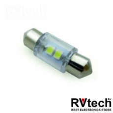 T11 SV026 (SV8,5/8) 2x3528 SMD 31мм, блистер 2 шт., Купить T11 SV026 (SV8,5/8) 2x3528 SMD 31мм, блистер 2 шт. в магазине РадиоВидео.рф, Светодиодная лампа