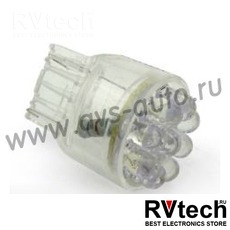 T20 T046B /белый/(W3x16d) 9 LED 2 contact, блистер 2 шт, Купить T20 T046B /белый/(W3x16d) 9 LED 2 contact, блистер 2 шт в магазине РадиоВидео.рф, Светодиодная лампа