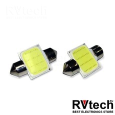 T11 SV035 /белый/ (SV8,5/8)COB 12chip 36 мм, блистер, 2 шт., Купить T11 SV035 /белый/ (SV8,5/8)COB 12chip 36 мм, блистер, 2 шт. в магазине РадиоВидео.рф, Светодиодная лампа