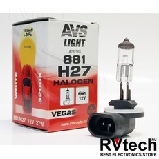 Лампа галогенная AVS Vegas H27/881 12V.27W (1 шт.), Купить Лампа галогенная AVS Vegas H27/881 12V.27W (1 шт.) в магазине РадиоВидео.рф, AVS Vegas