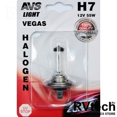 Лампа галогенная AVS Vegas в блистере H7.12V.55W (1 шт.), Купить Лампа галогенная AVS Vegas в блистере H7.12V.55W (1 шт.) в магазине РадиоВидео.рф, AVS Vegas