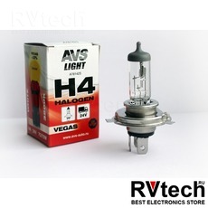 Лампа галогенная AVS Vegas H4.24V.75/70W (1 шт.), Купить Лампа галогенная AVS Vegas H4.24V.75/70W (1 шт.) в магазине РадиоВидео.рф, AVS Vegas