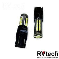 T10 T105 /белый/ (W2.1x9.5D) CANBUS 27SMD 4014 12-24V, блистер, 2 шт., Купить T10 T105 /белый/ (W2.1x9.5D) CANBUS 27SMD 4014 12-24V, блистер, 2 шт. в магазине РадиоВидео.рф, Светодиодная лампа