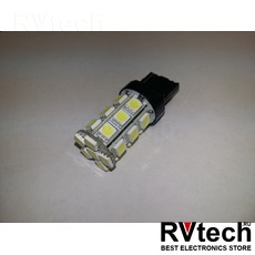 T20 T086B /белый/ (W3x16d) 24 SMD 5050, 2 contact, блистер 1 шт, Купить T20 T086B /белый/ (W3x16d) 24 SMD 5050, 2 contact, блистер 1 шт в магазине РадиоВидео.рф, Светодиодная лампа