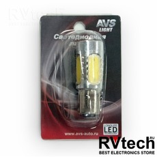 T15 S044B /белый/ (BAY15D) 7.5W high Power 2 contact, блистер 1 шт, Купить T15 S044B /белый/ (BAY15D) 7.5W high Power 2 contact, блистер 1 шт в магазине РадиоВидео.рф, Светодиодная лампа