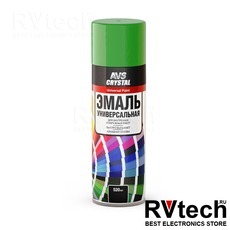 Эмаль универсальная алкид. "темно-зеленый" 520 мл (аэрозоль) AVS AVK-508, Купить Эмаль универсальная алкид. "темно-зеленый" 520 мл (аэрозоль) AVS AVK-508 в магазине РадиоВидео.рф, Автохимия и косметика