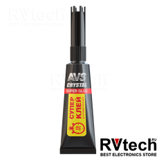 Супер клей (быстродействующий) 3 г AVS AVK-170, Купить Супер клей (быстродействующий) 3 г AVS AVK-170 в магазине РадиоВидео.рф, Автохимия и косметика