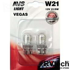 Лампа AVS Vegas в блистере 12V. W21/5W (W3x16q) (2 шт.), Купить Лампа AVS Vegas в блистере 12V. W21/5W (W3x16q) (2 шт.) в магазине РадиоВидео.рф, AVS Vegas
