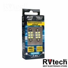 T11 C008A /белый/ (SV8,5/8) 36mm 6x5050 SMD CANBUS, блистер, 2 шт, Купить T11 C008A /белый/ (SV8,5/8) 36mm 6x5050 SMD CANBUS, блистер, 2 шт в магазине РадиоВидео.рф, Светодиодная лампа