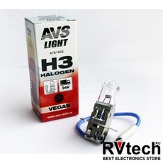 Лампа галогенная AVS Vegas H3.24V.70W (1 шт.), Купить Лампа галогенная AVS Vegas H3.24V.70W (1 шт.) в магазине РадиоВидео.рф, AVS Vegas