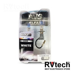 Газонаполненные лампы AVS "Alfas" +130% 4300K H1 комплект 2 шт., Купить Газонаполненные лампы AVS "Alfas" +130% 4300K H1 комплект 2 шт. в магазине РадиоВидео.рф, AVS "Alfas"